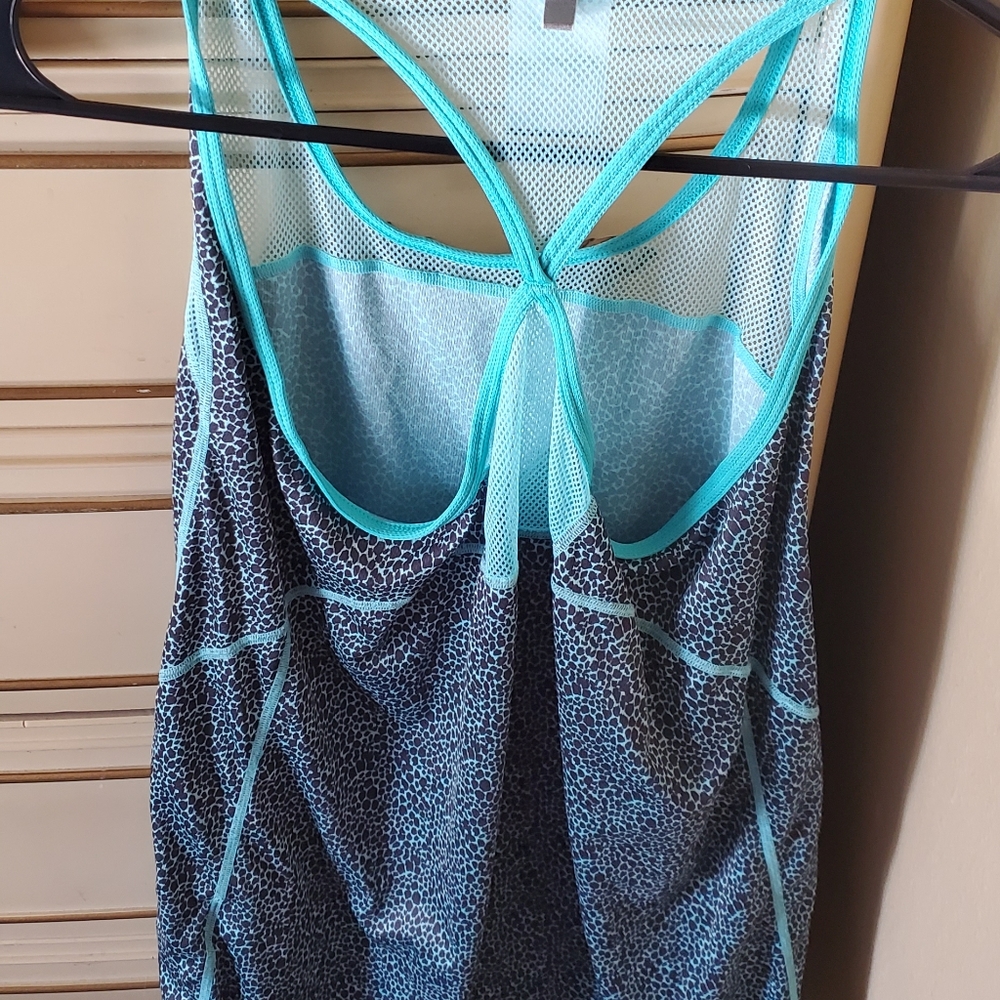NIKE DRI-FIT CHEETAH TEAL TANK